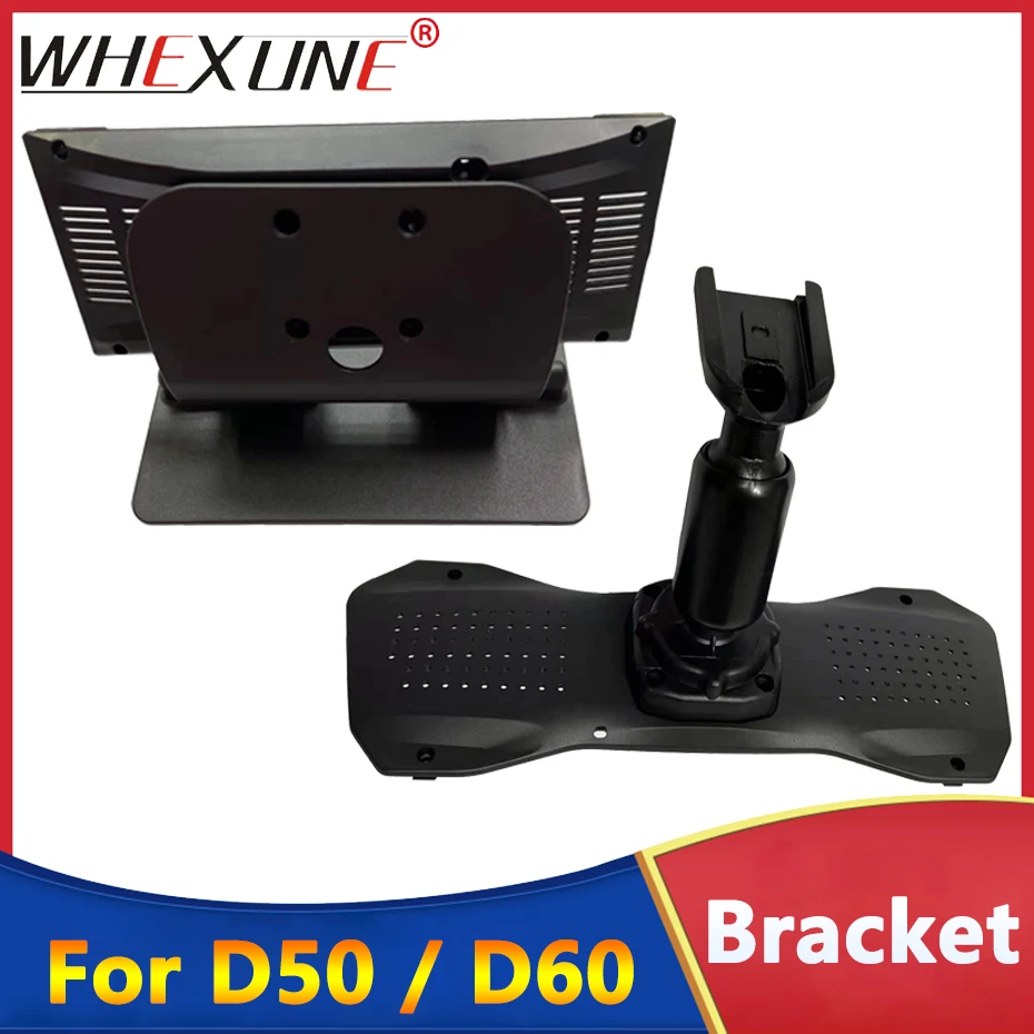 Rear View Mirror Back Plate Buckle Panel + Interior Mirror Bracket for Car DVR Instead of Strap For WHEXUNE D50,D60