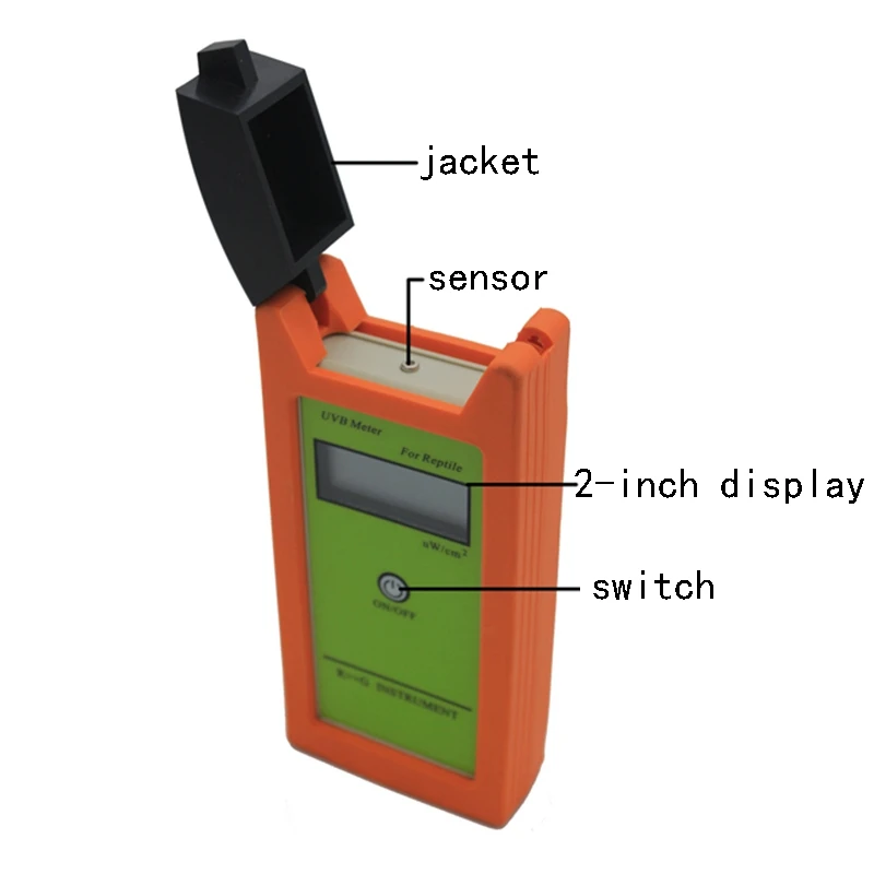 RGM-UVB UVB Tester High Accuracy UVB Detector UVB Test Instrument for Reptile UVB Meter Luminosity Measurement Tool