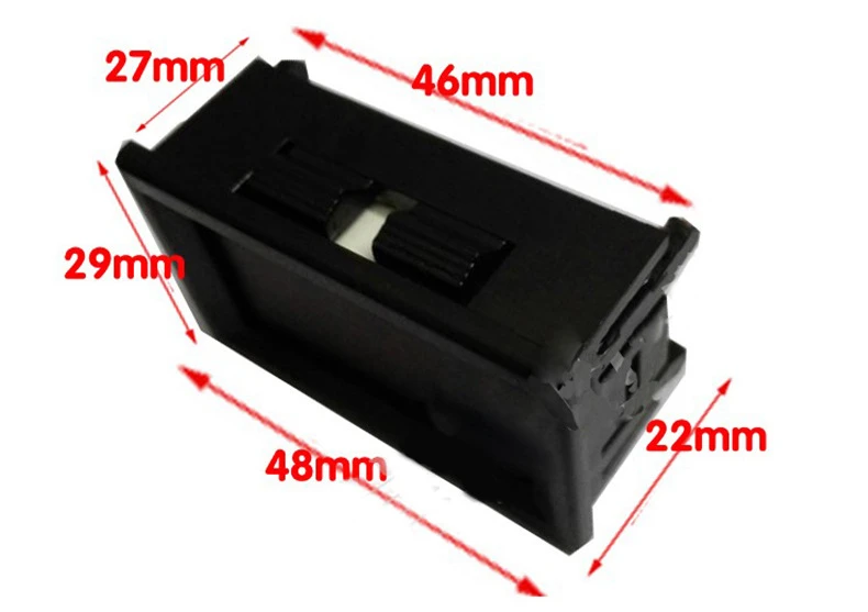 Infine tre/Due fili DC voltmetro DC3.5V-30.0V voltmetro digitale 0.56 LED tubo digitale display digitale metro