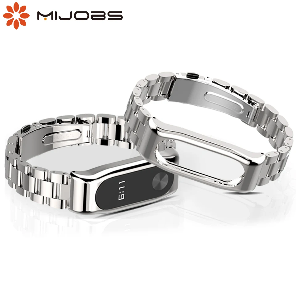 Voor Mi Band 2 Band Armband Voor Xiaomi Miband 2 Smart Horloges Metalen Bandjes Mi 2 Voor Xiomi Correas Opaska pulseira Horlogeband