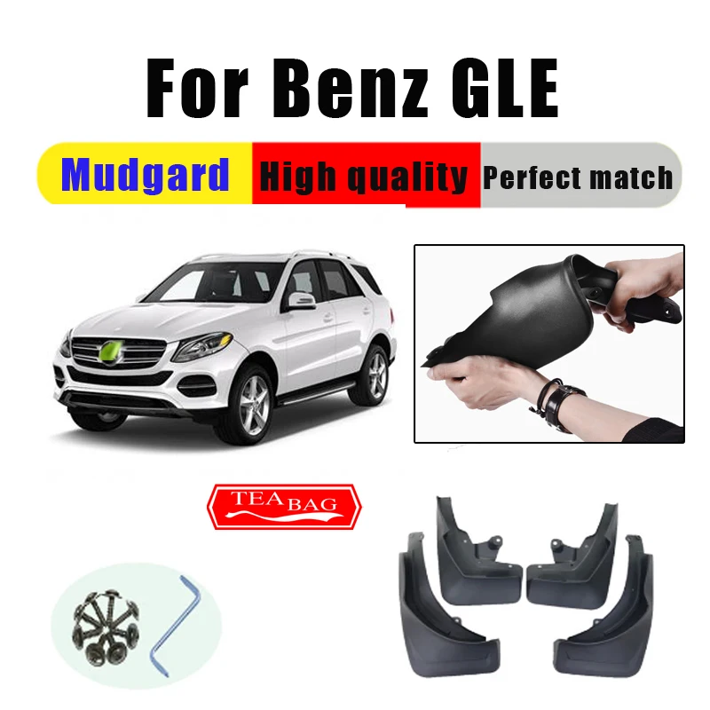 

Mud Flaps For Benz GLE350 GLE450 W166 167 Coupe(C292) Mudguards Fenders Splash Guards Car Accessories Auto Styline 4 PCS