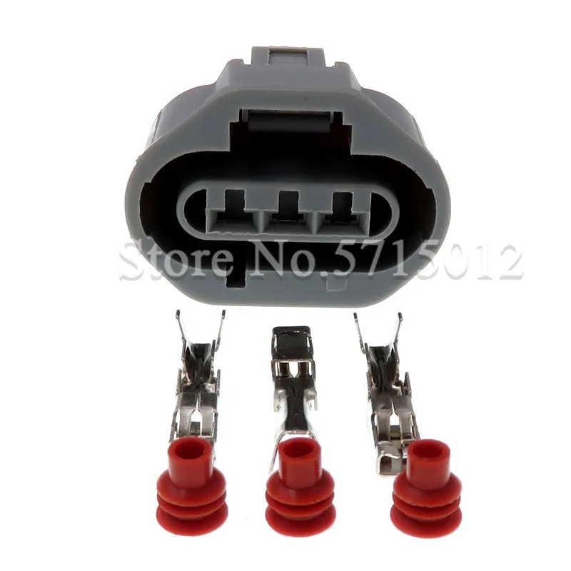 3 Hole Female Left Slot Waterproof Car Automotive Cable Socket For Car 7183-1334-30