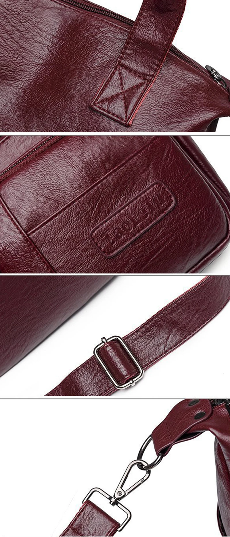 Luxus Shopping Handtaschen Weibliche Schulter Taschen Designer PU Leder Umhängetaschen für Frauen Große Kapazität Umhängetasche Totes – Detail 21