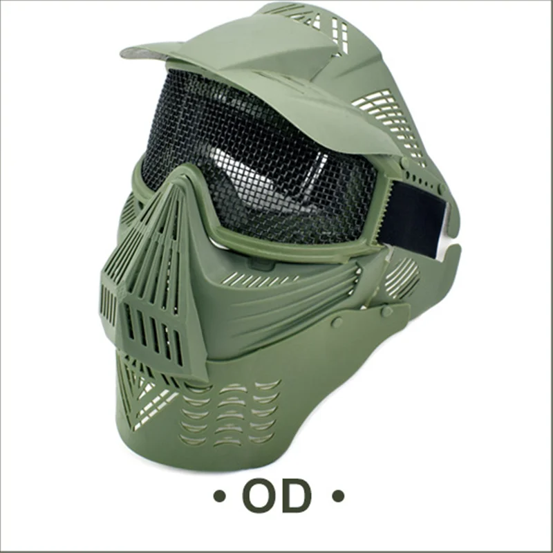 Airsoft Masks Shooting Paintball Protective Mask Cs Games Hunting Air Gun Accessories Military Tactical Full Face Mask