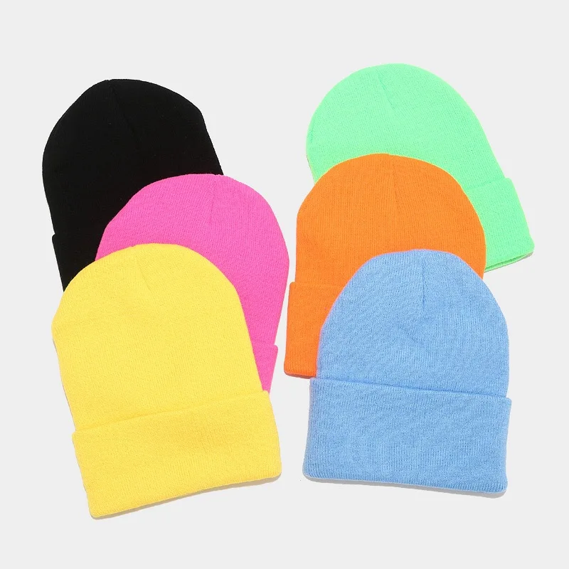 2022 New Winter Hats For Women Men Skullies Beanies Knitted Solid Cool Hat Girls Autumn Female Beanie Warm Bonnet Casual Cap