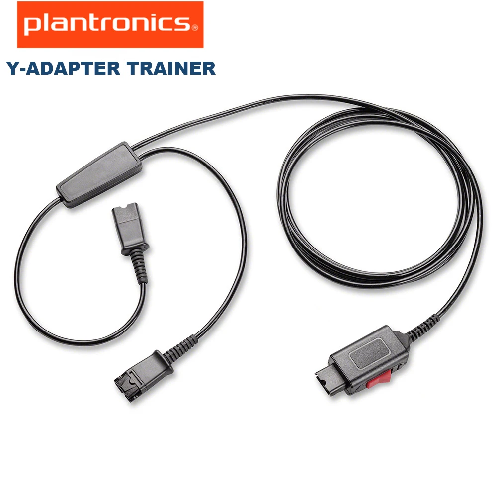 PLANTRONICS 27019-03 Spare Kit Y-ADAPTER TRAINER CABLE QD Adapter WITH MUTE SWITCH