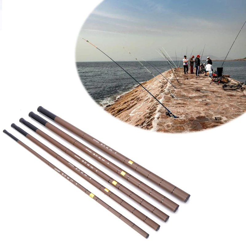 

2025 New Hot Sale Fishing Rod Ultralight Pole Super Hard Telescopic Carbon Fiber 2.7-6.3m