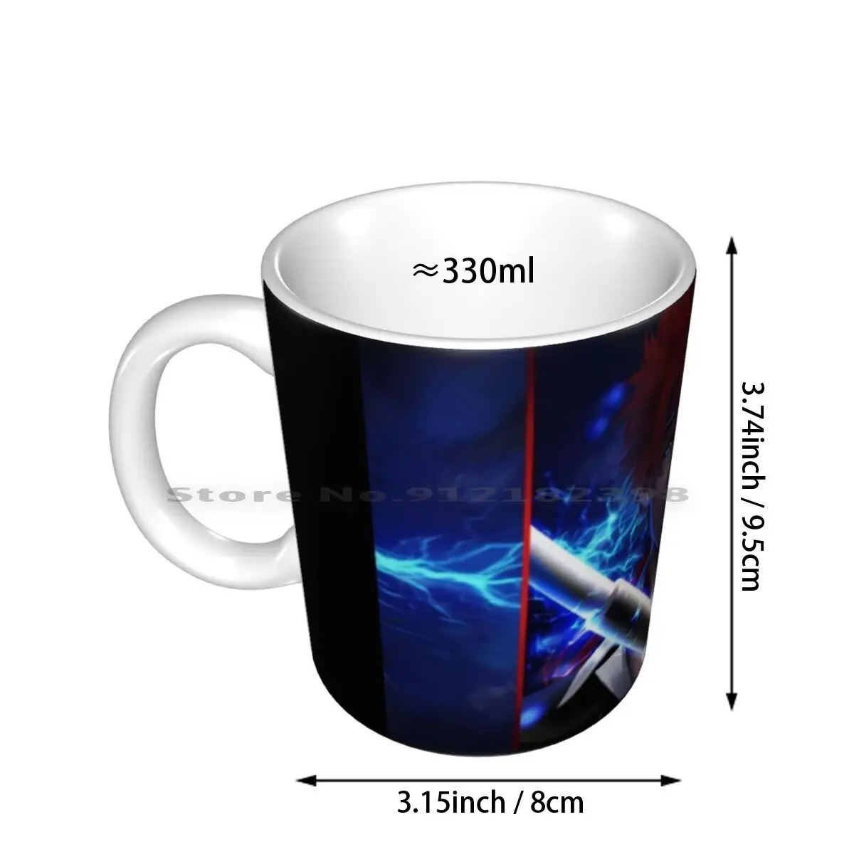 Reno-Ff7 Ceramic Mugs Coffee Cups Milk Tea Mug Reno Ff7 Ffvii Final Fantasy 7 Remake Turks Creative Trending Vintage Gift