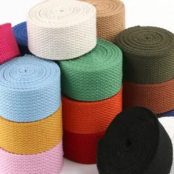 New 2 Meters 32mm Canvas Ribbon Belt Bag Cotton Webbing Polyester/Cotton Webbing Knapsack Strapping Sewing Bag Belt Accessories