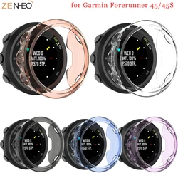 For Garmin forerunner 45 45S TPU protector Case replacement Accessories For Garmin forerunner 45 45S Protective soft Shell