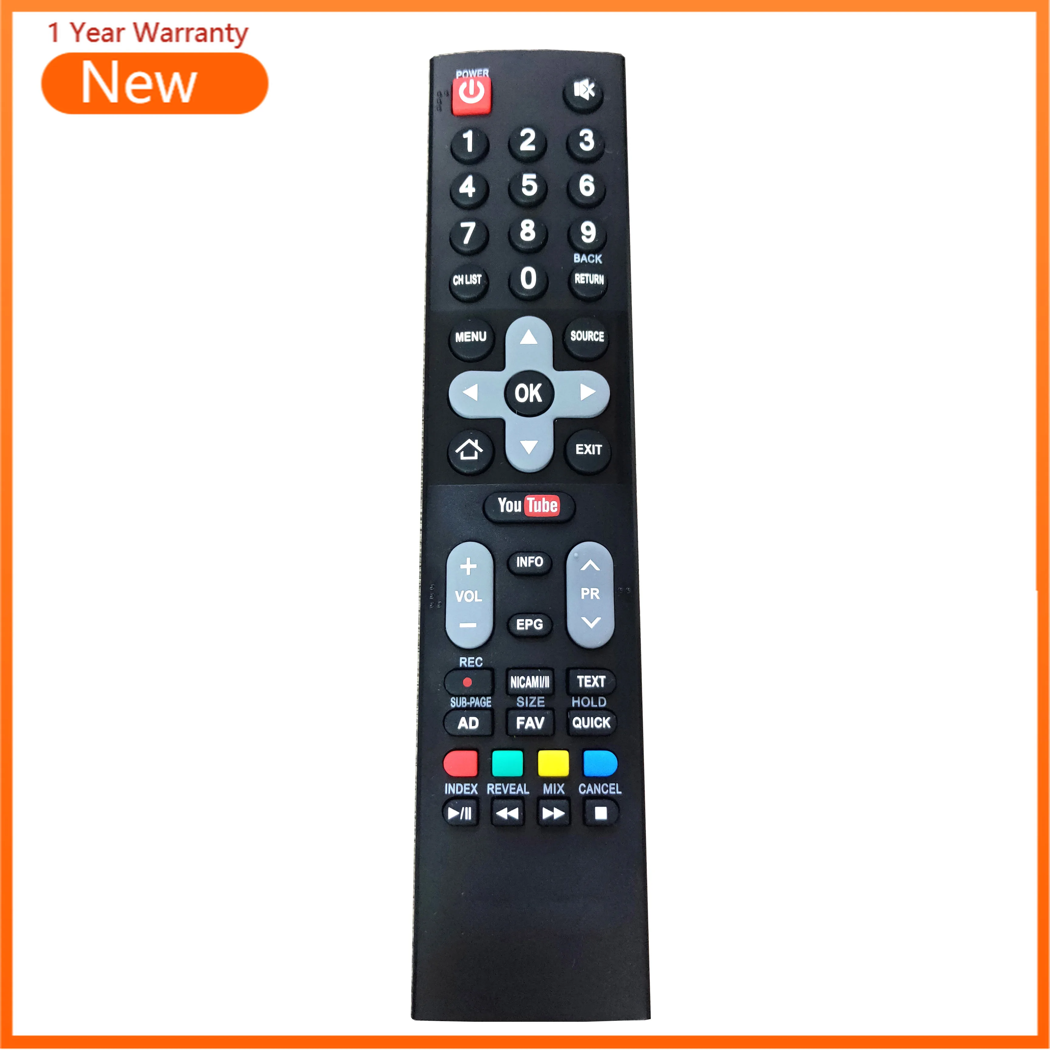 

Original Remote Control For Skyworth LCD TV HOF16J234GPD12 With Youtube APP Fernbedienung