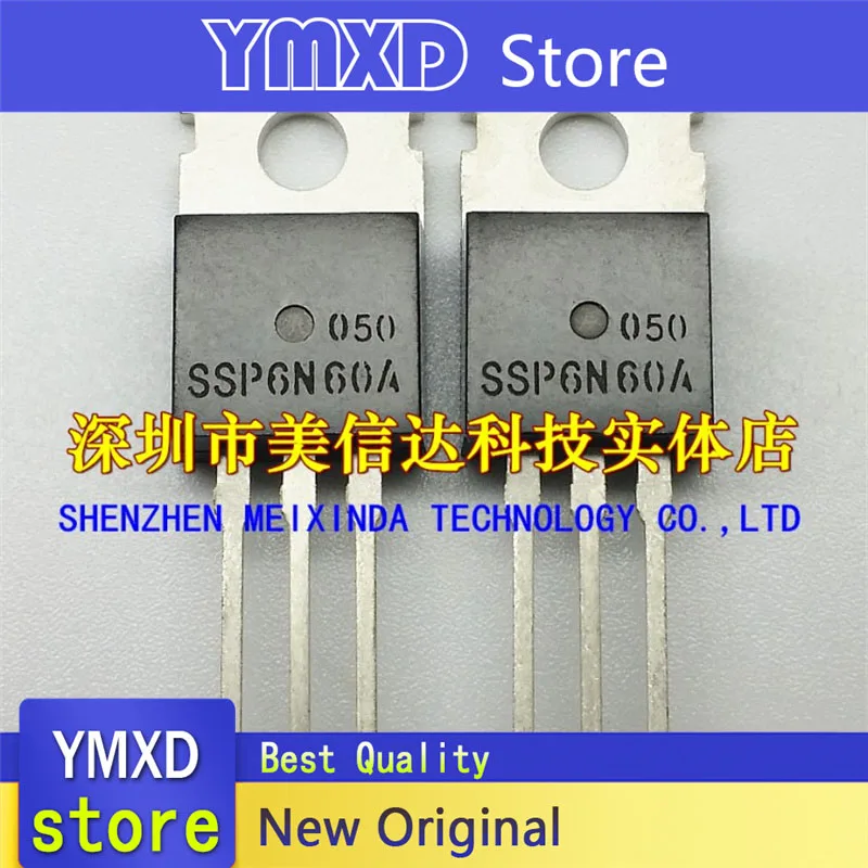 10pcs/lot New Original SSP6N60A 6A600V N60 field-effect Tube TO-220 In Stock