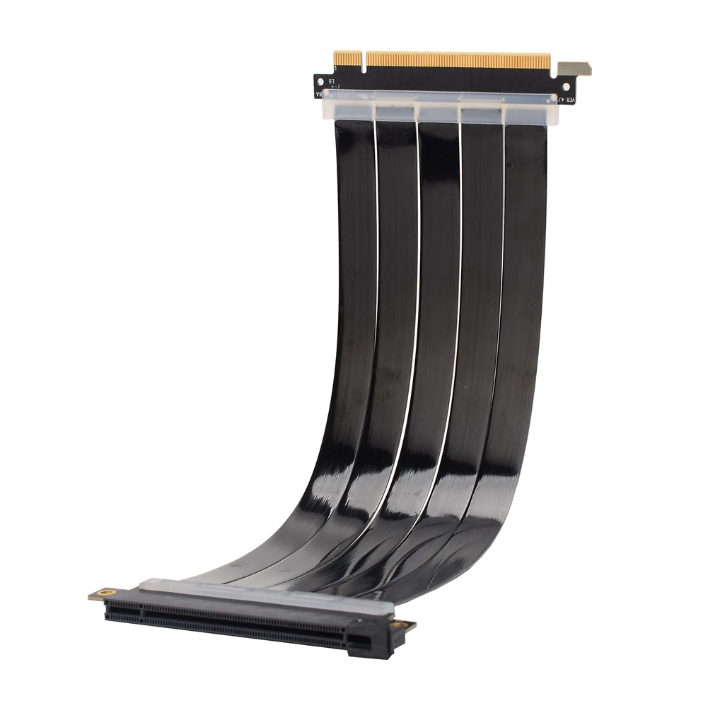 Cable de extensión de tarjeta gráfica PCIE 4,0 x16 a 16x Riser PCI-e ITX chasis recto 16GT \ S unidad libre no destructiva de velocidad completa