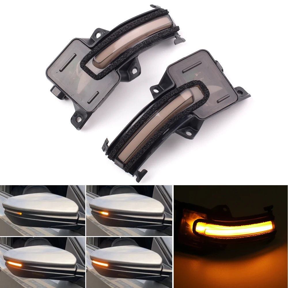 LED Car Side Rearview Mirror Sequential Dynamic Turn Signal Light Blinker Lamp For Civic 10th FC / FK Si Type R 2016-2020