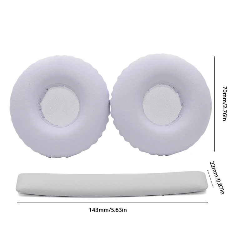 Leather Ear Pads Cushion Cover Earpads Replacement Elastic Headband Beam for -JBL Synchros E40BT E40 Headset Dropshipping