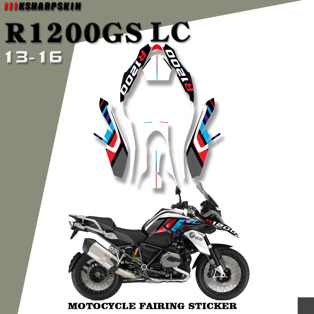 

Motorcycle parts body fairing decorative waterproof personalized stickers suitable for BMW R1200GS LC 2013-2016