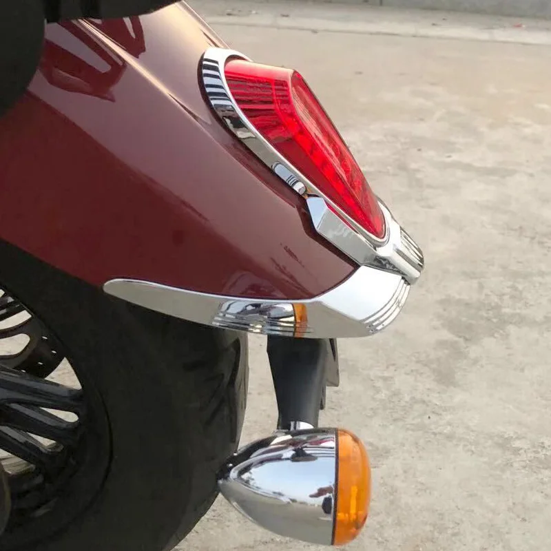 Motorcycle chrome rear fender accessories decorated Indian Boy Scout model sticker 2015 2016 2017 2018 2019 (except Bob)