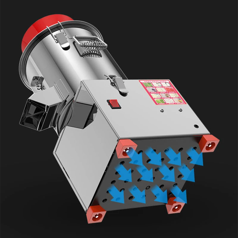 RT220 Multi-function Vegetables Electric Shredder Commercial Food Particles Trapped Machine Automatic Cut Minced Machine 220V