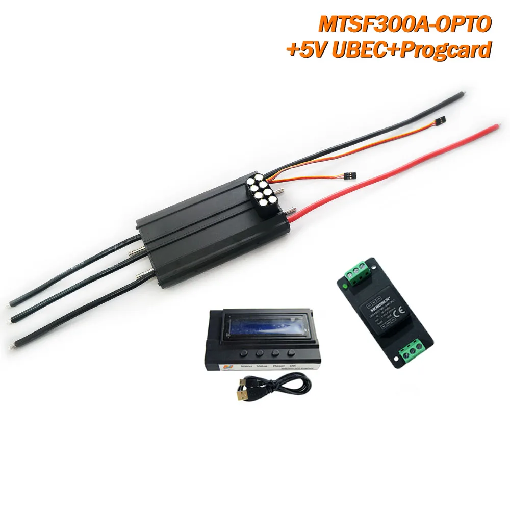 Maytech Electric Surfboard 300A ESC Efoil Hydrofoil 14S 58.8V Speed Controller with 300A 85V Anti-spark Switch