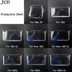 JCD Plastic Clear Crystal Protective Hard Shell Skin Case Cover For GBA SP NDSL DSI NDSi XL 3DS XL New 3DS XL LL Console