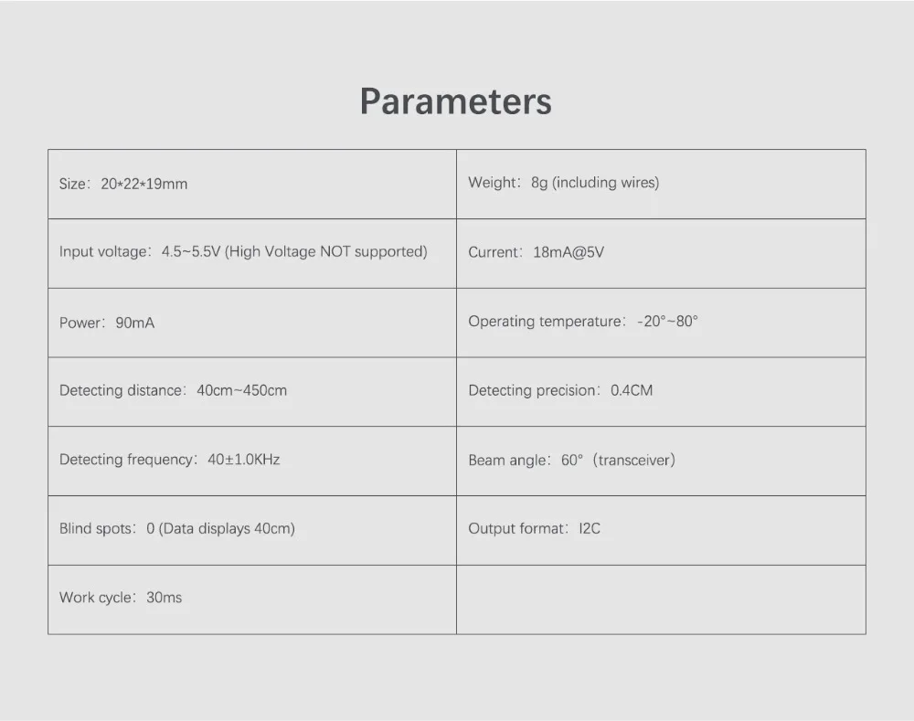 RadioLink SUI04 SU04 Drone Sensor Ultraschall Sonar Modul Autonomen Hindernis Vermeidung für PIXHAWK MINI PIX Flight Controller – Detail 10