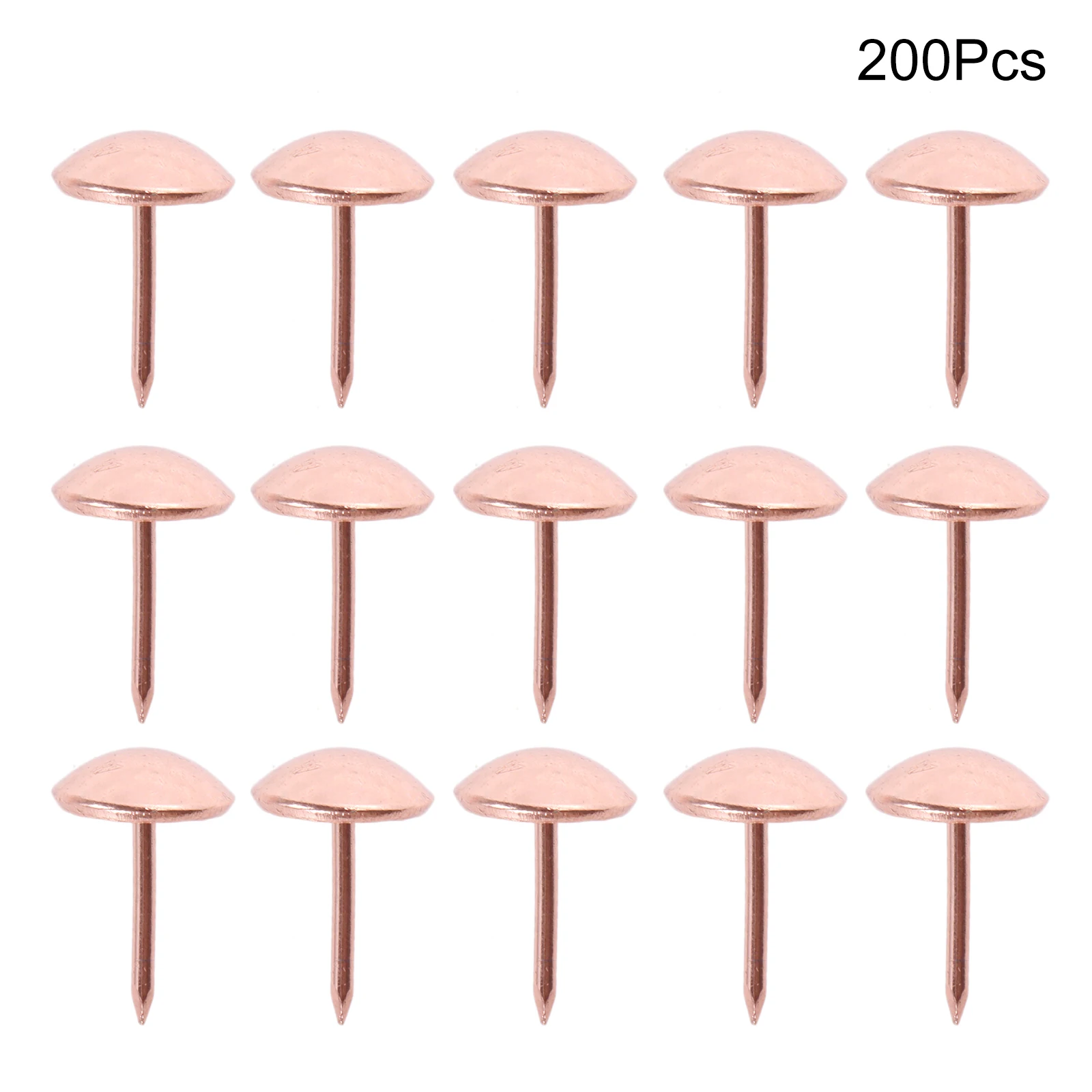 

200pcs Rose Gold Upholstery Nails Furniture sofa basket jewelry box Tacks Pushpins Hardware Decoration Dropshipping Metal nails