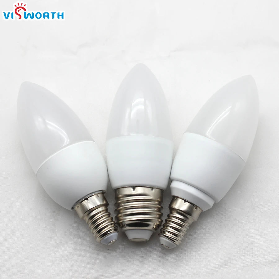 Led Candle Light 3W 5W 7W Save Energy Chandlier Crystal Lamp Ampoule Bombillas E14 E27 AC 110V 220V Warm Cold White Cob Led Bulb