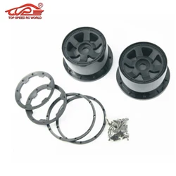 Rear wheel Hub set  with screw set for 1/5  Rovan KM HPI Baja 5b SS