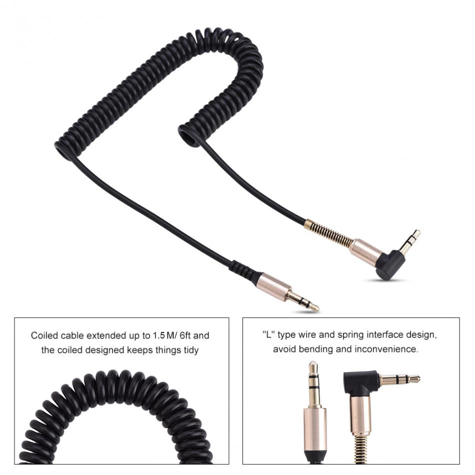 3.5mm Audio Cable 3.5mm Jack Cable Male to Male Aux Cable For Car JBL Headphone Speaker iPhone6 6S Xiaomi Samsung Aux Cable Cord