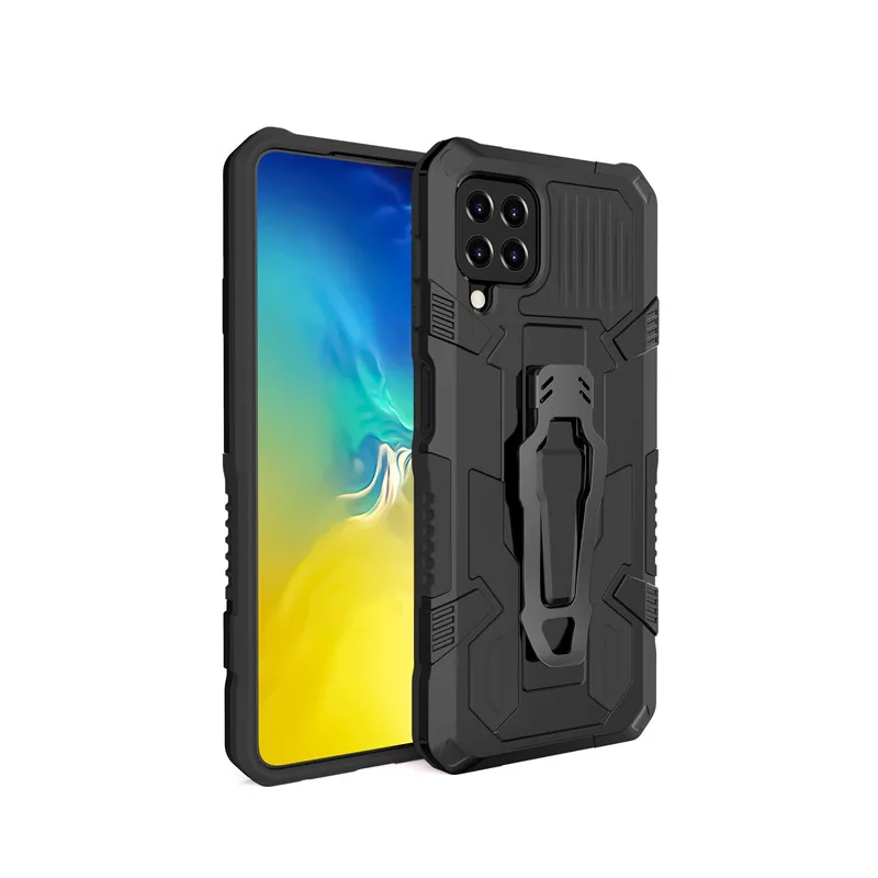 Shockproof Armor Case For Samsung Galaxy A22 4G Fundas Belt Clip Holster Cover For Samsung A22 4G Phone Case SM-A225F/DS Coque