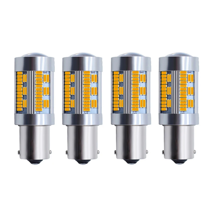 Parking Lamps Led Bulb Car Signal Light Bay15d 1156 Tail Turn Brake SMD Super Bright 7440 3014 104SMD