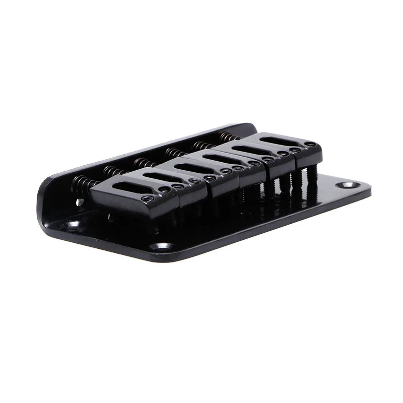 Guitar 6 String Metal Hardtail Bridge Black For Electric Guitar With Screws New R66E