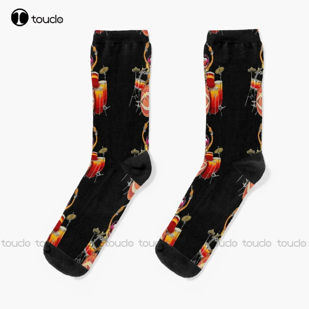 New Animal Drummer The Show Socks Boot Socks For Men Personalized Custom Unisex Adult Socks Popularity Gifts