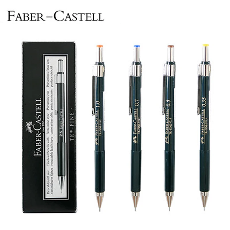 FABER-CASTELL Automatic Pencil TK-FINE 9713 0.3/0.5/0.7/0.9 mm Professional Drawing Student Writing Activity Pencil 1Pcs