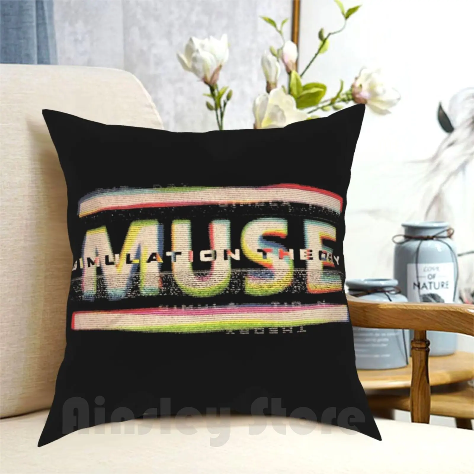 Best Band Muse Pillow Case Printed Home Soft Throw Pillow Muse Band Tour Concert Muse Band Global Matt Bellamy