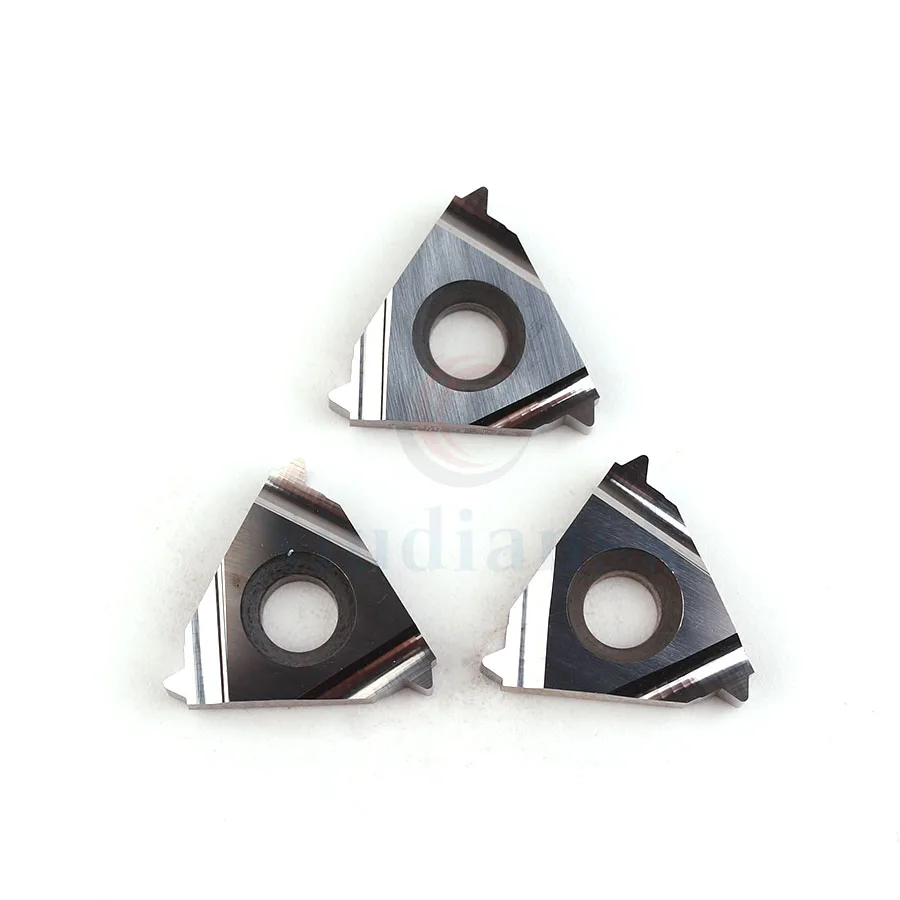 Inserto roscado CNC 16ER11W K15 16ER14W K15 16IR 11W K15 16IR 14W K15, inserto de carburo adecuado para procesamiento de aluminio y cobre