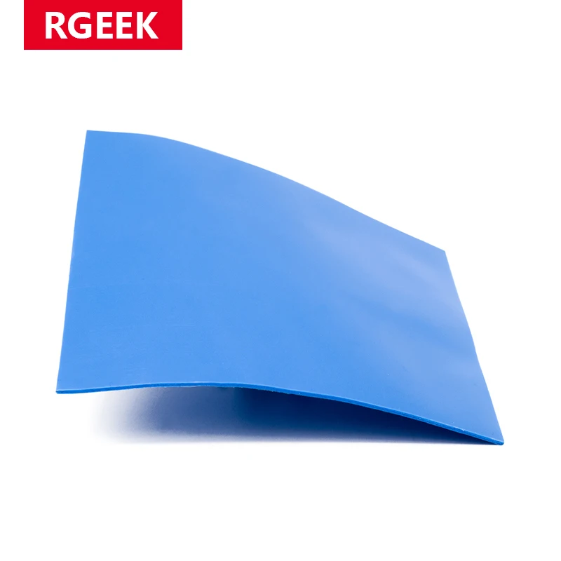 RGEEK New 6.0 W/mK Conductive GPU CPU Heatsink Cooling Silicone Pad 100mm*100mm*1mm Thermal Pad High Quality