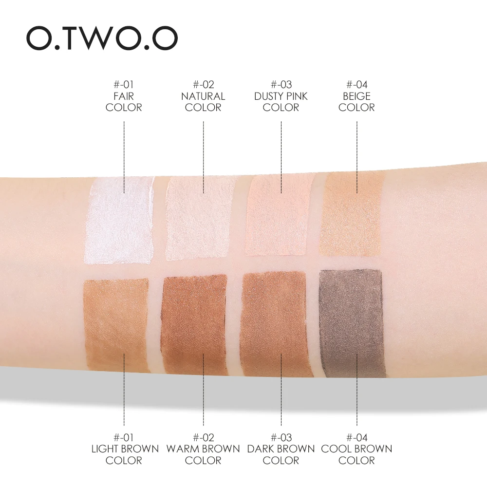 O.TWO.O 8pcs Contour Stick Highlighter Pen Waterproof Long-lasting Highlight Concealer Bronzer Shadow Pencil Makeup For Face