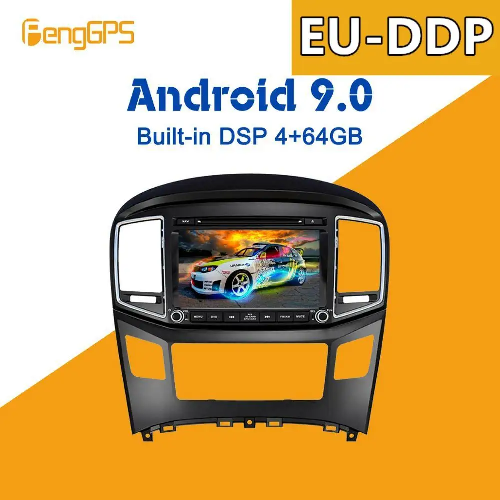 Android 9.0 PX5 4+64GB car DVD player Built-in DSP Car multimedia Radio For HYUNDAI H1 Grand Starex 2016+ GPS Navigation Audio