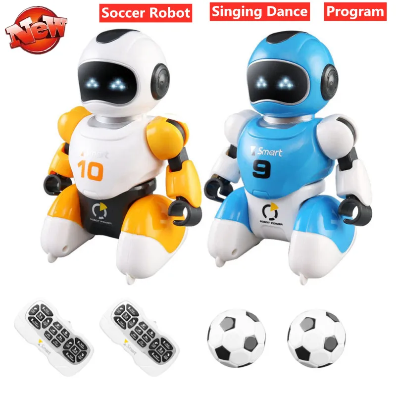 2pcs robot Remote Control intelligent smart fighting  Play Soccer robot Music Singing Dacing  play football RC Robot  play game