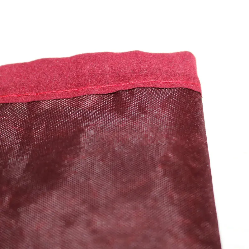 100pcs 7x9cm Velvet Drawstring Jewelry Bag Christmas/Wedding Gift Bags Dark Red Wholesale