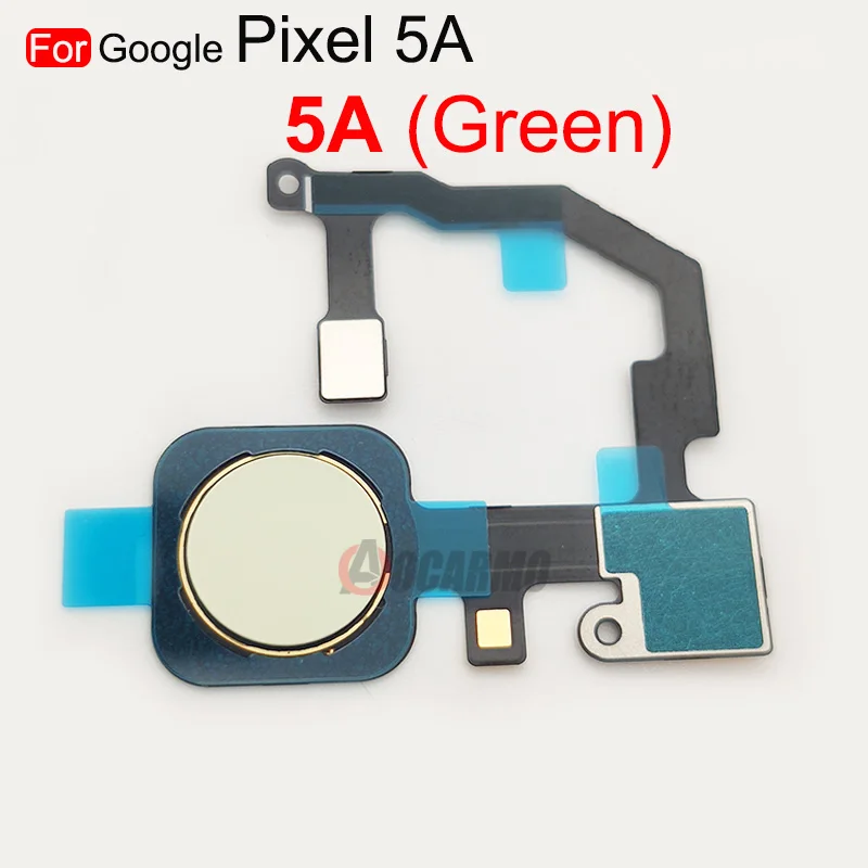 For Google Pixel 4A 4G 5G 5A Fingerprint Sensor Home Button Flex Cable Replacement Parts