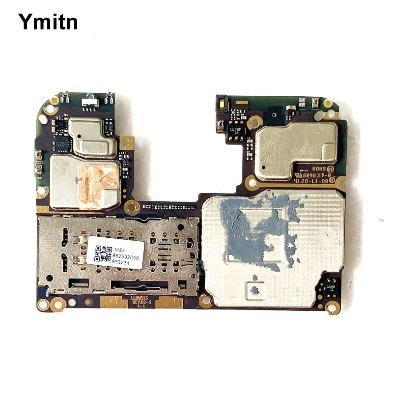 Ymitn Unlocked Mainboard For Xiaomi RedMi hongmi Note9pro Note 9 Pro Motherboard With Chips Logic Board Global ROM