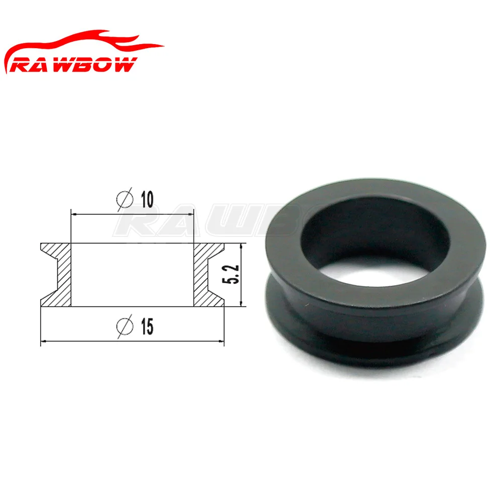 500 PCS Size 15*10*5.2mm W01331750021 2325020010 Fuel Injector Upper Rubber Seal 22008 For Toyota Previa Paseo