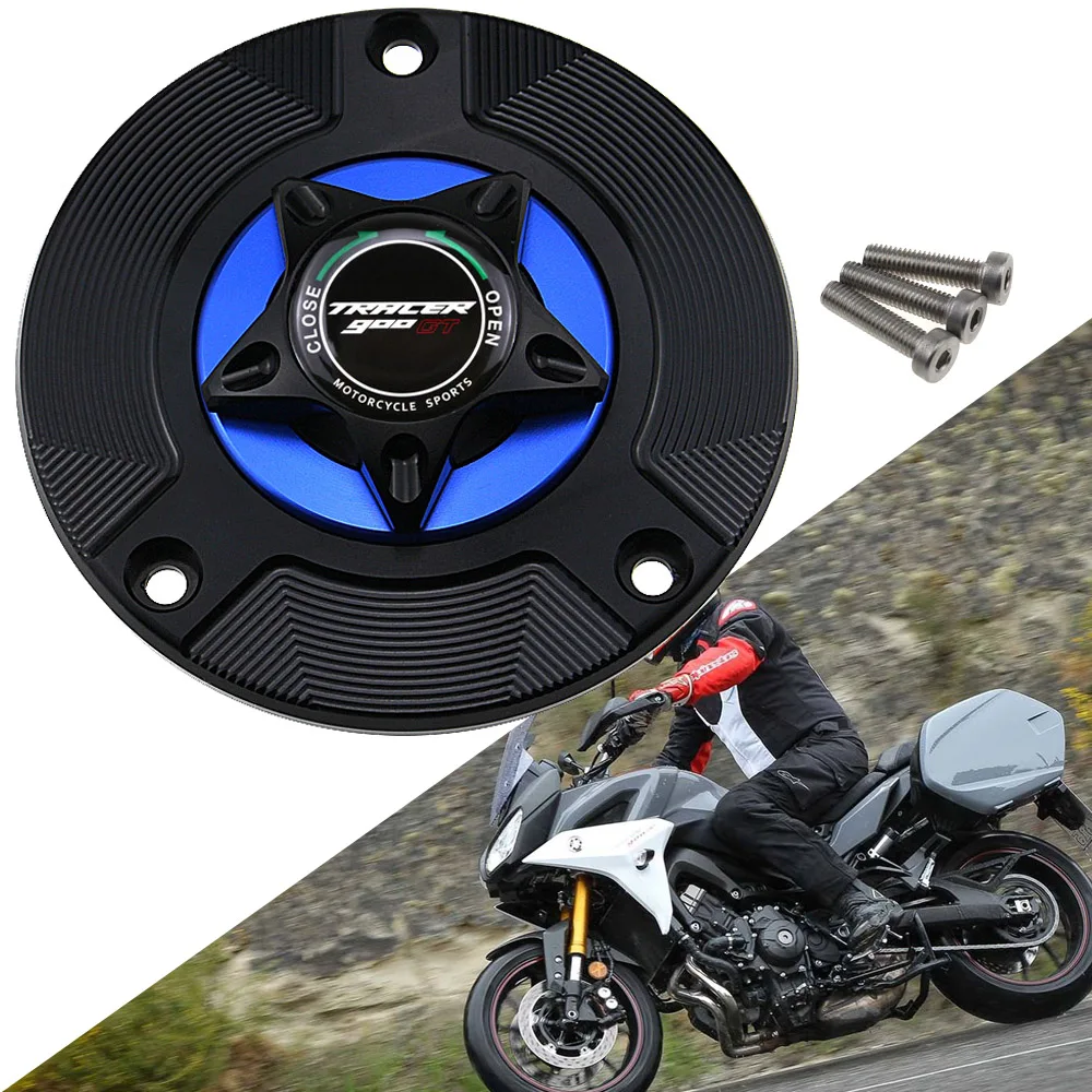 

For YAMAHA Tracer 900/GT Tracer900 GT 2018 2019 Motorcycle Accessories Gas Fuel Tank Cap Cover CNC Aluminum