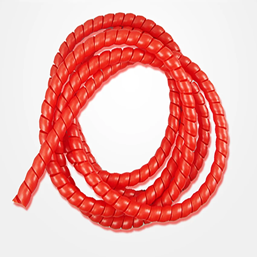 2M 8mm 10mm 12mm 14mm 16mm New Spiral Wrap Sleeving Tube Flame Retardant Cable Protective Sleeve Band Winding Pipe Wire Sleeves