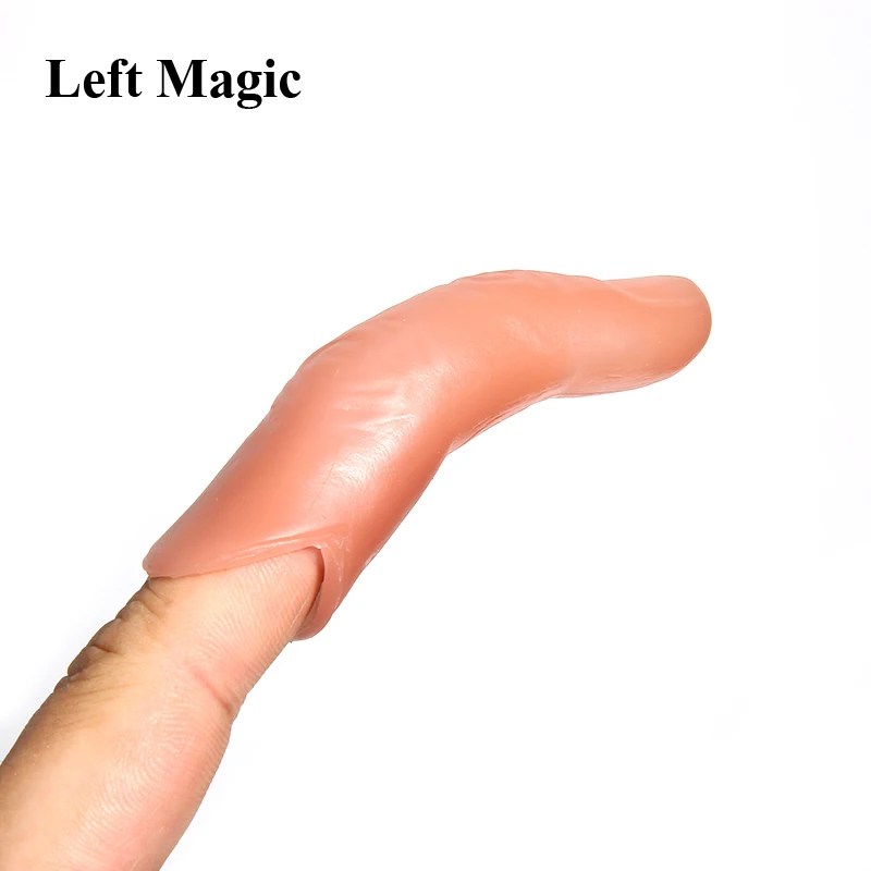 1pcs Fake Finger Sixth Middle Finger Appearing And Vanishing Magic Tricks Illusion Magician Prop Juegos De Magia Kids Toy