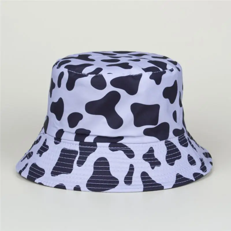 2024 Cow Print Bucket Hat Fisherman Hat Outdoor Travel Hat Sun Cap Hats for Men and Women 311