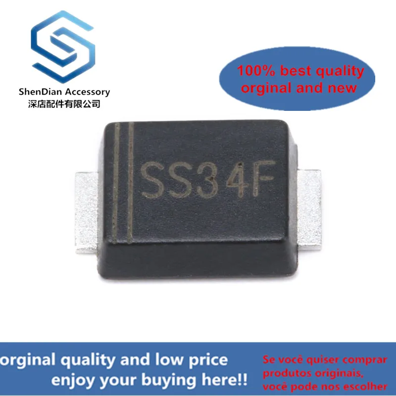 

52pcspcs only orginal new SMD SS34BF package SMBF 3A/40V SMD Schottky diode