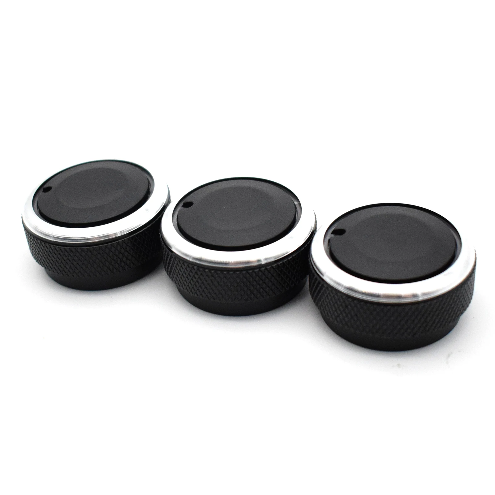 3pcs/Set For Toyota Tacoma Platz Vios Vitz Yaris Echo Scion xB AC Switch Knob Air Conditioning Aluminum Alloy Heat Control Knobs